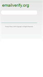 Mobile Screenshot of emailverify.org